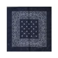 thumbnail image 1 of Unisex 100% Cotton Multi-Purpose Bandana Head Wrap Multi-Packs, Navy, 12 Pieces, 1 of 1