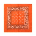 thumbnail image 1 of Unisex 100% Cotton Multi-Purpose Bandana Head Wrap Multi-Packs, Orange, 4 Pieces, 1 of 1