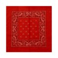 thumbnail image 1 of Unisex 100% Cotton Multi-Purpose Bandana Head Wrap Multi-Packs, Red, 4 Pieces, 1 of 1