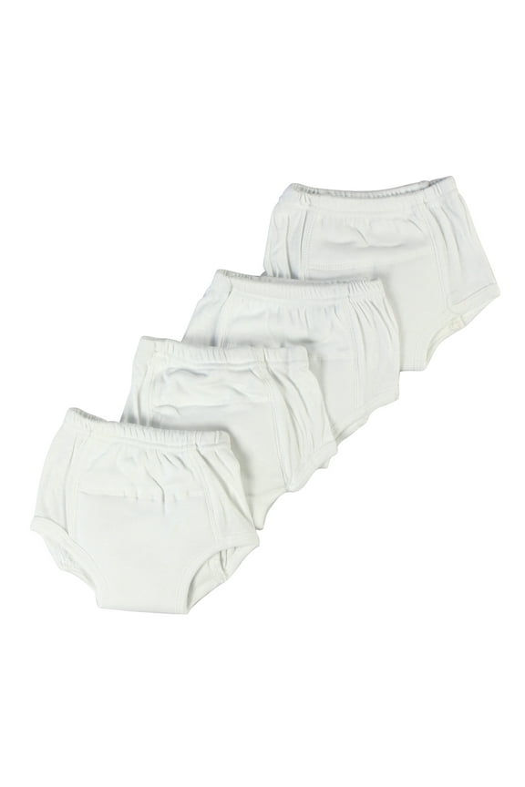 White Training Pants 4-Pack