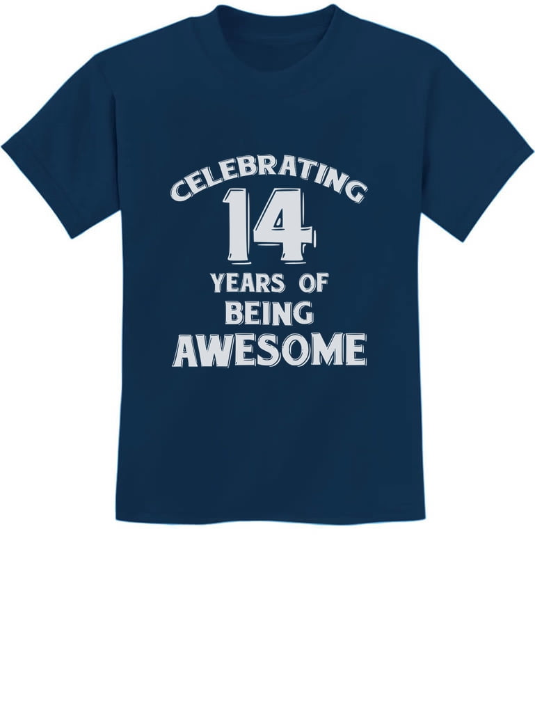 Unisex 14th Birthday Tstars T Shirt Celebrate 14 Years of Being