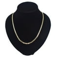 thumbnail image 1 of Unisex 18k Layered Real Gold Plated Chain 24"×4mm, 1 of 5
