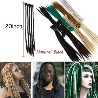 Crochet Dreadlocks Extension 36 inch Synthetic Synthetic Hippie Single Ended Dreads Locs Hair 10 Strands/Pack Thin Soft Reggae Hair Hip-hop Style