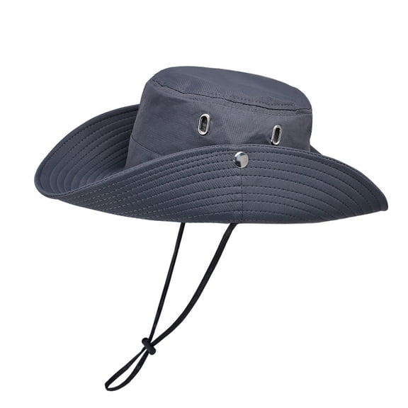 Unisex 2025 Safari Bucket Hat – Waterproof UPF 50  Wide Brim Sun Hat for Fishing, Hiking & Travel with Detachable Chin Strap & Foldable Design