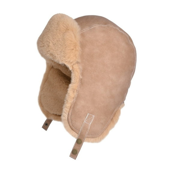 Unisex 2025 Winter Heavyweight Trapper Hat - Plush Fleece Lined & Thickened Shell, Wind-Resistant Cold Shield, Ear Flaps for Cycling Skiing Outdoor Adventures