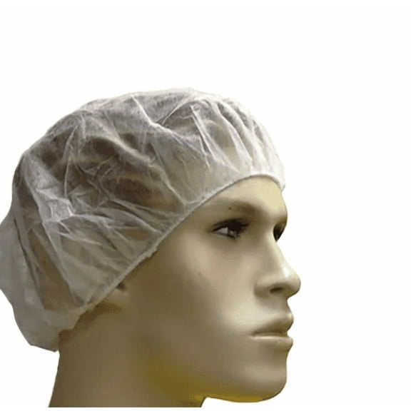 Unisex 24" Spundbond Polypropylene Disposable Bouffant Caps Hair Nets latex free