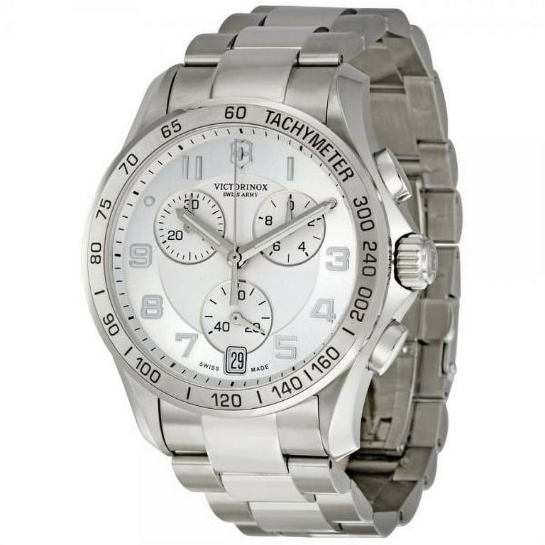 riorio Unisex 241499 Chrono Classic Stainless Steel Bracelet Watch