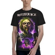 CPFUYMI Unisex 3D Print Beetlejuice T Shirts Graphic Design Casual Summer Short Sleeve Fashion Tees Shirt for Men Women