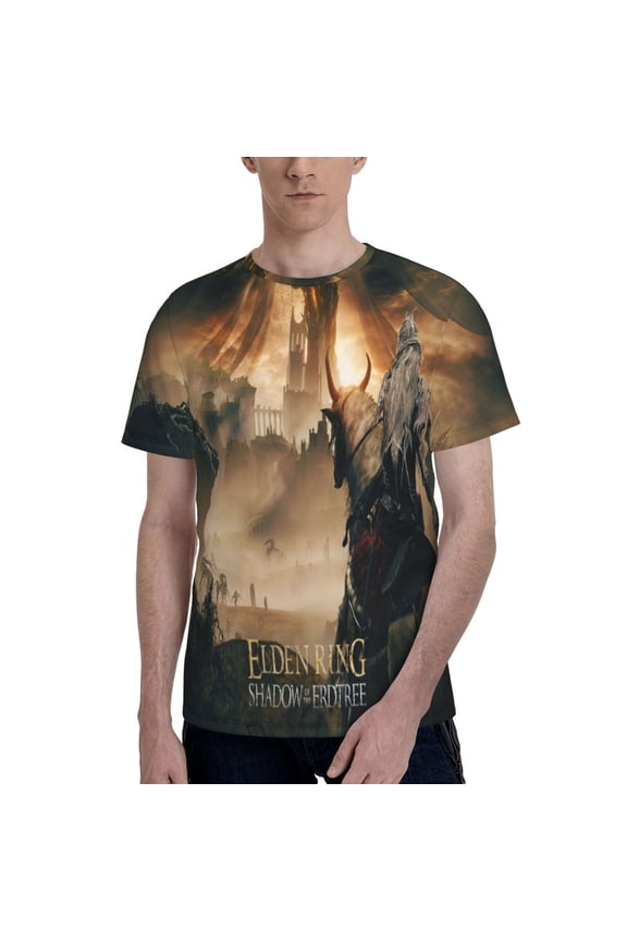 Unisex 3D Print Elden Ring T Shirts Graphic Design Casual Summer Short Sleeve Fashion Tees Shirt for Men Women