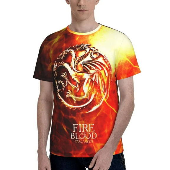 Unisex 3D Print Game of Thrones T Shirts Graphic Design Casual Summer Short Sleeve Fashion Tees Shirt for Men Women