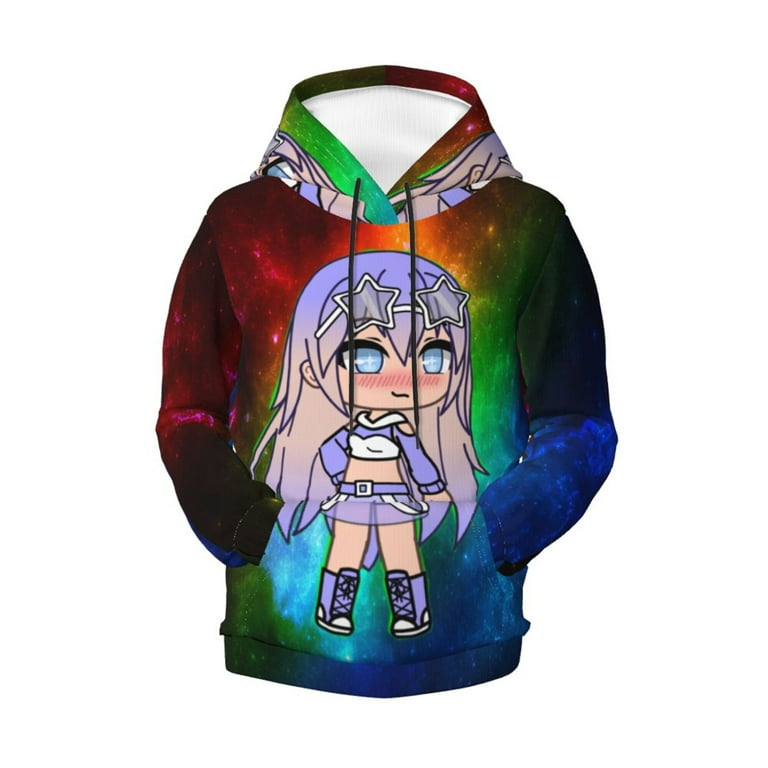 Unisex 3D Printed Galaxy Gacha Life Hoodie Fashion Novelty