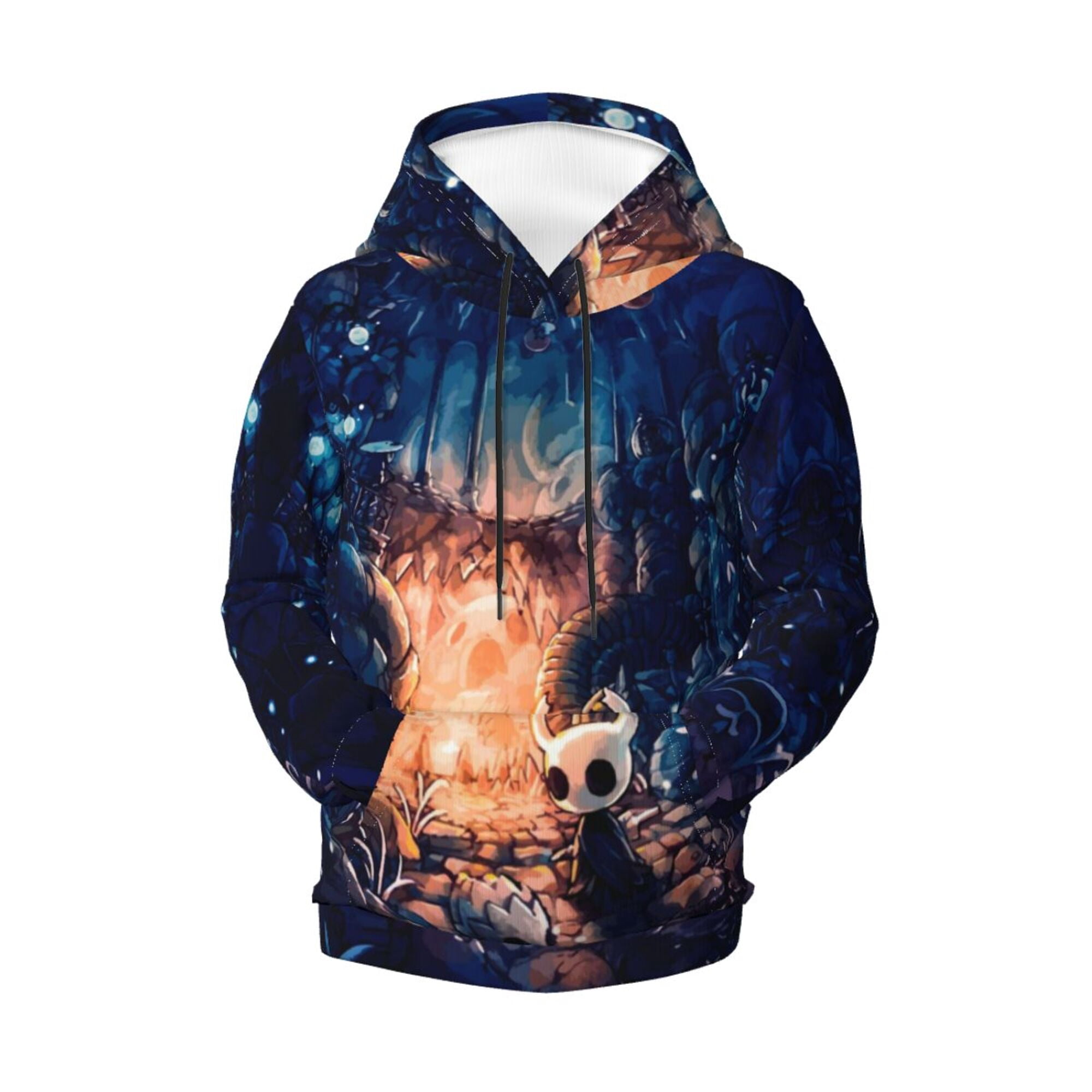 GLUDEAR Men's 3D Printed Wolf Hoodie - Full Zip Pullover Sweatshirt With Cool Graphic, XS-5XL