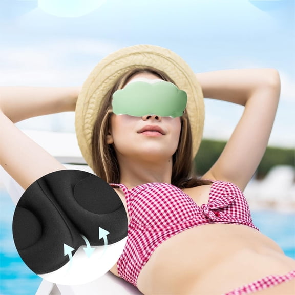 Unisex 3D Sleep for Blocking Light Pressure Comfort Ideal for Meditation Rest Travel