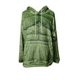 thumbnail image 1 of Unisex 3D Textured Pattern Oversized Hoodie Pullover Sweatshirt All-Season Comfortable Long Sleeve Drawstring Hooded Top with Pouch Pocket Fashion Colors for Men, 1 of 3