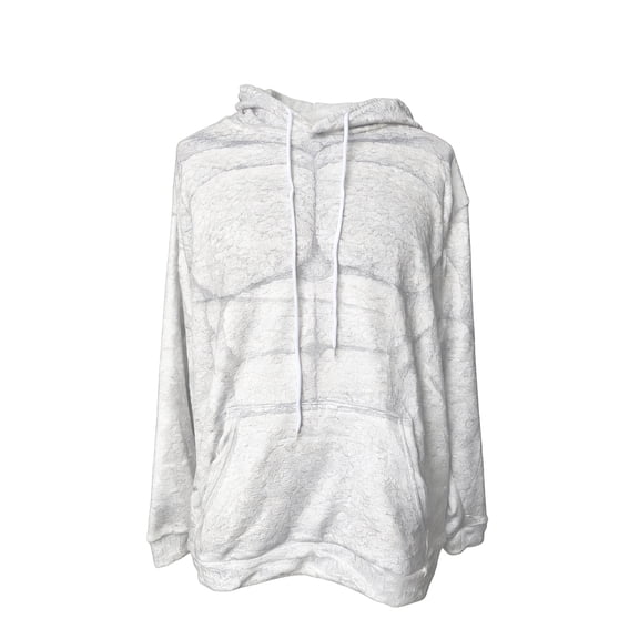 Unisex 3D Textured Pattern Oversized Hoodie Pullover Sweatshirt All-Season Comfortable Long Sleeve Drawstring Hooded Top with Pouch Pocket Fashion Colors for Men