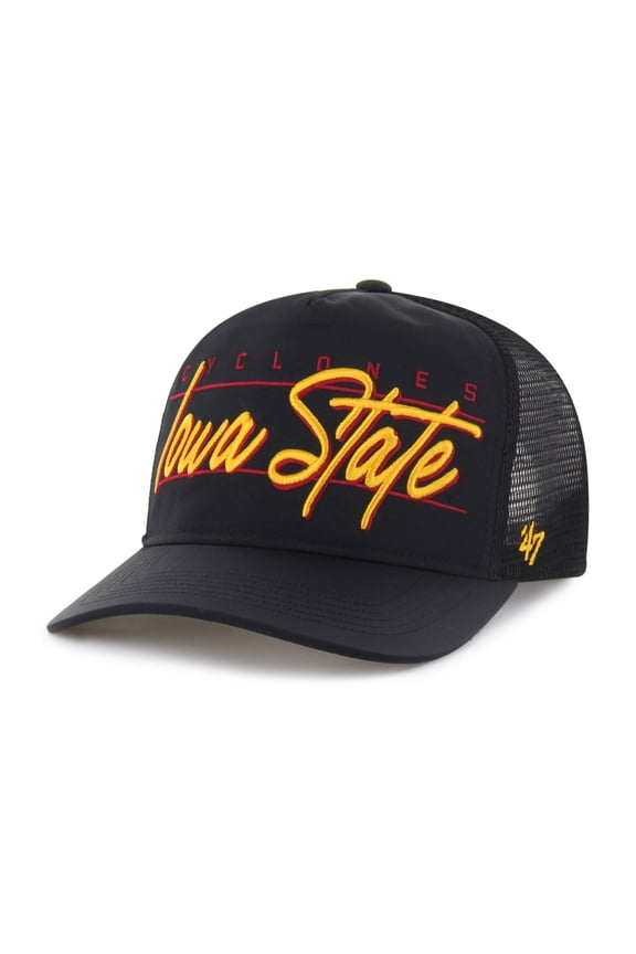 Unisex '47 Black Iowa State Cyclones brrr- Condor Mesh Hitch Adjustable Hat