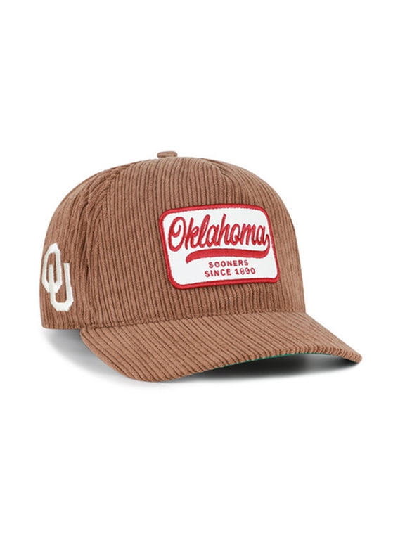 Unisex '47 Brown Oklahoma Sooners Corduroy Patch Hitch Adjustable Hat