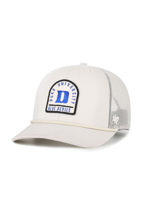 Unisex '47  Cream Duke Blue Devils Core & Inline Gravestone Adjustable Trucker Hat