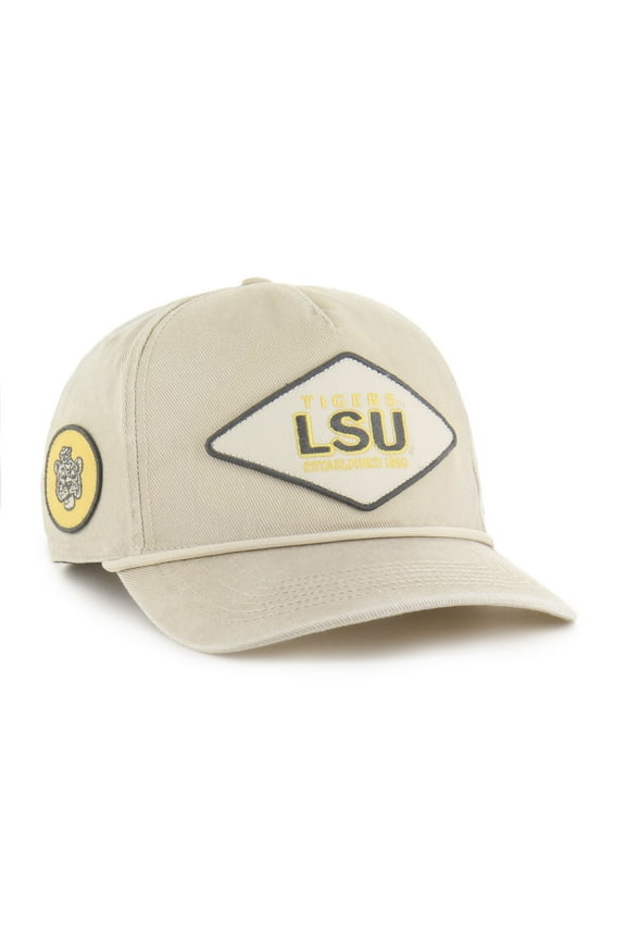 Unisex '47  Cream LSU Tigers Outdoorsmen Cairn Hitch Adjustable Hat
