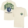 thumbnail image 1 of Unisex '47 Cream Minnesota Timberwolves Crossover Collection Foundation Pocket T-Shirt, 1 of 3