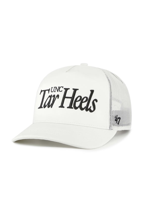 Unisex-'47  Cream North Carolina Tar Heels Foundation Script Adjustable Trucker Hat