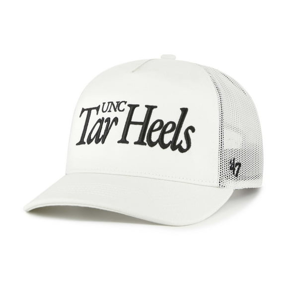 Unisex-'47 Cream North Carolina Tar Heels Foundation Script Adjustable Trucker Hat