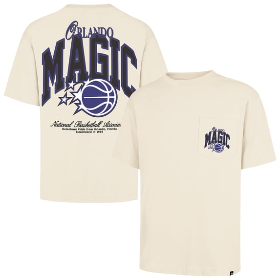 Unisex '47 Cream Orlando Magic Crossover Collection Foundation Pocket T-Shirt