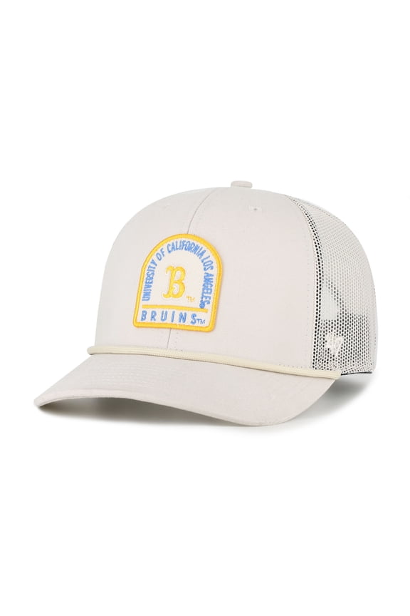 Unisex '47 Cream UCLA Bruins Core & Inline Gravestone Adjustable Trucker Hat