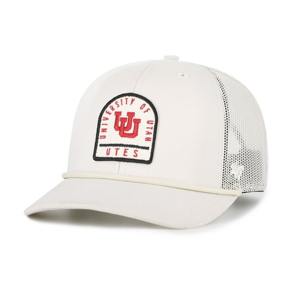 Unisex '47 Cream Utah Utes Core & Inline Gravestone Adjustable Trucker Hat