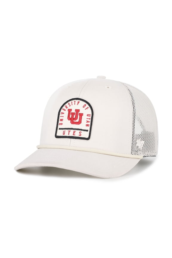 Unisex '47 Cream Utah Utes Core & Inline Gravestone Adjustable Trucker Hat