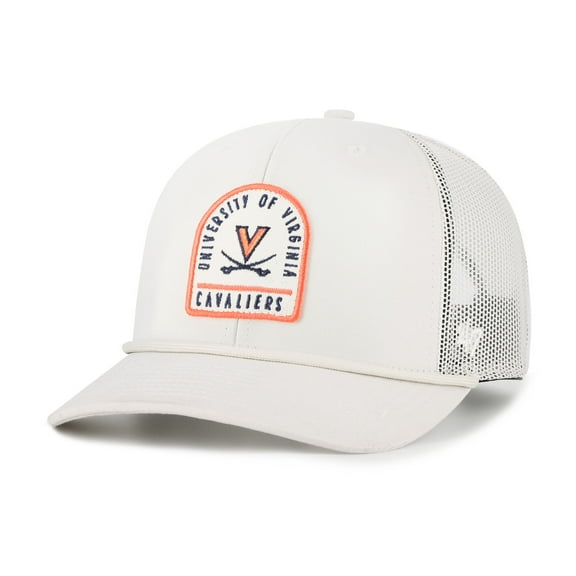 Unisex '47 Cream Virginia Cavaliers Core & Inline Gravestone Adjustable Trucker Hat