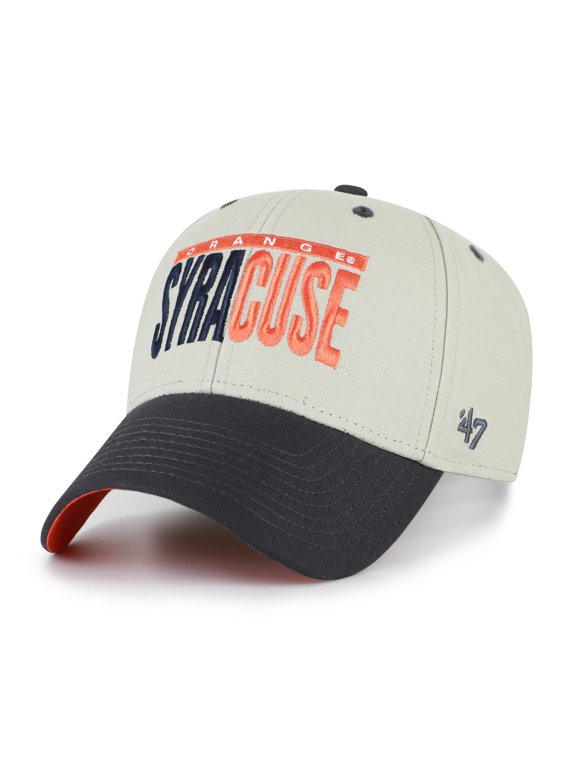 Unisex '47 Gray/Black Syracuse Orange Half Block Text MVP Adjustable Hat