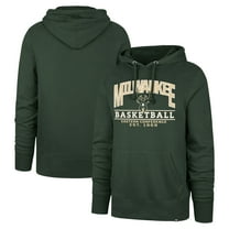 Unisex '47 Hunter Green Milwaukee Bucks Good Call Headline Pullover Hoodie