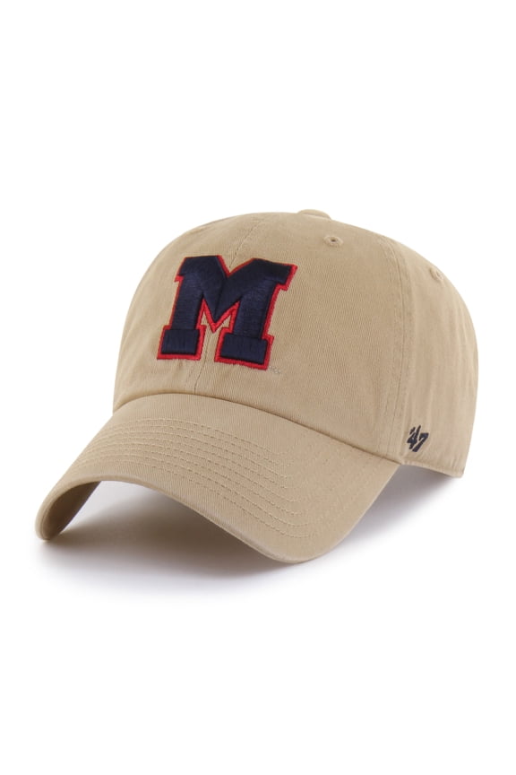 Unisex '47 Khaki Ole Miss Rebels Clean Up Adjustable Hat