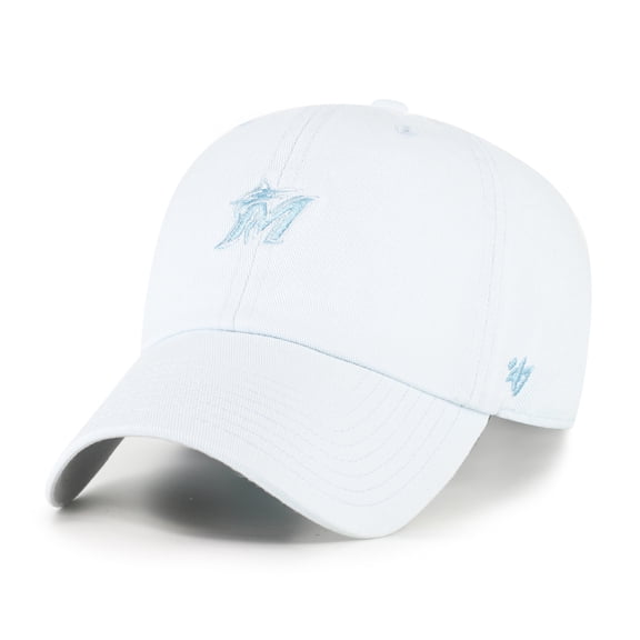 Unisex '47 Light Blue Miami Marlins Pastel Clean Up Adjustable Hat