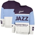 thumbnail image 1 of Unisex '47 Light Blue Utah Jazz 2024/25 City Edition On Five Maximalist Pullover Sweatshirt, 1 of 3