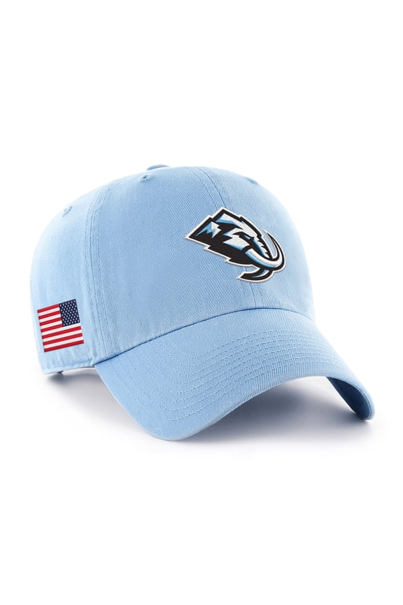 Unisex '47  Light Blue Utah Mammoth Heritage Flag Clean Up Adjustable Hat