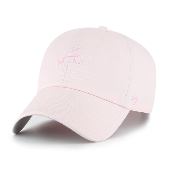 Unisex '47 Light Pink Atlanta Braves Pastel Clean Up Adjustable Hat