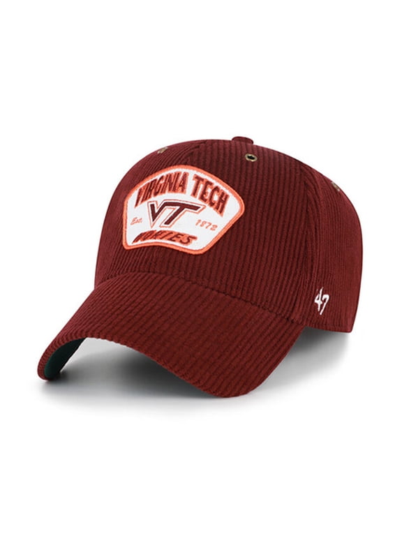 Unisex '47 Maroon Virginia Tech Hokies Accordia Corduroy MVP Adjustable Hat
