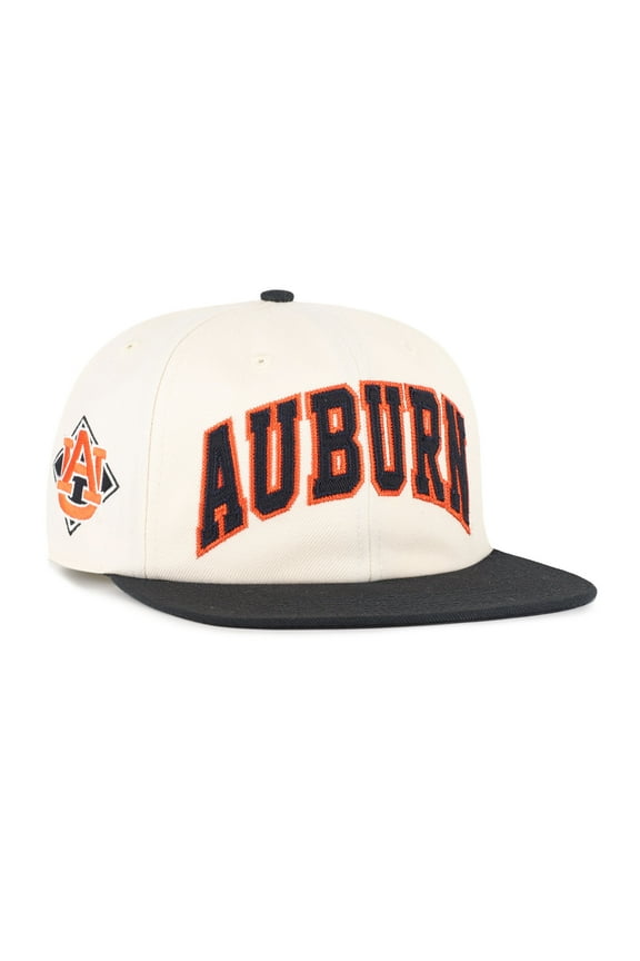 Unisex '47 Natural Auburn Tigers Crossover Off Hand Captain Adjustable Hat