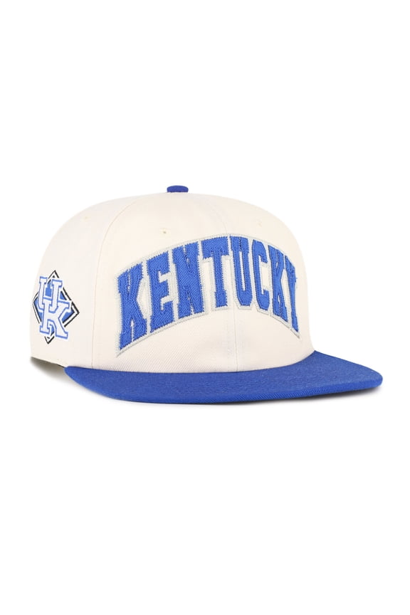Unisex '47 Natural Kentucky Wildcats Crossover Off Hand Captain Adjustable Hat