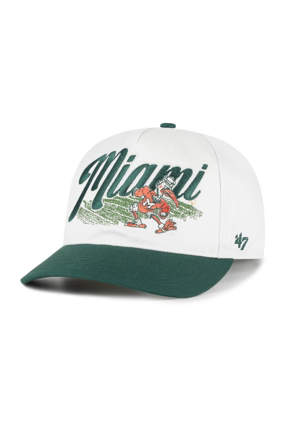 Unisex '47 Natural Miami Hurricanes Saturday Capsule Enfield Hitch Adjustable Hat