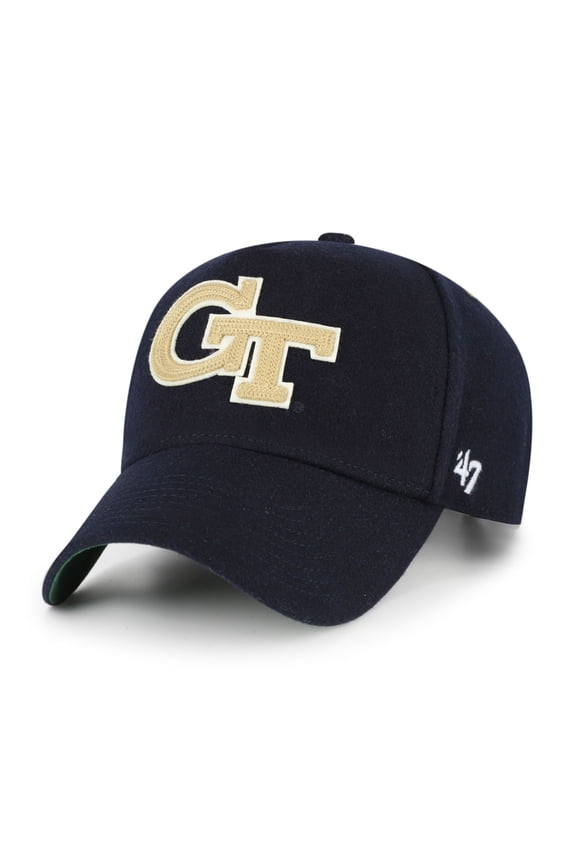 Unisex '47 Navy Georgia Tech Yellow Jackets Collections Golden Age Offside DT Adjustable Hat