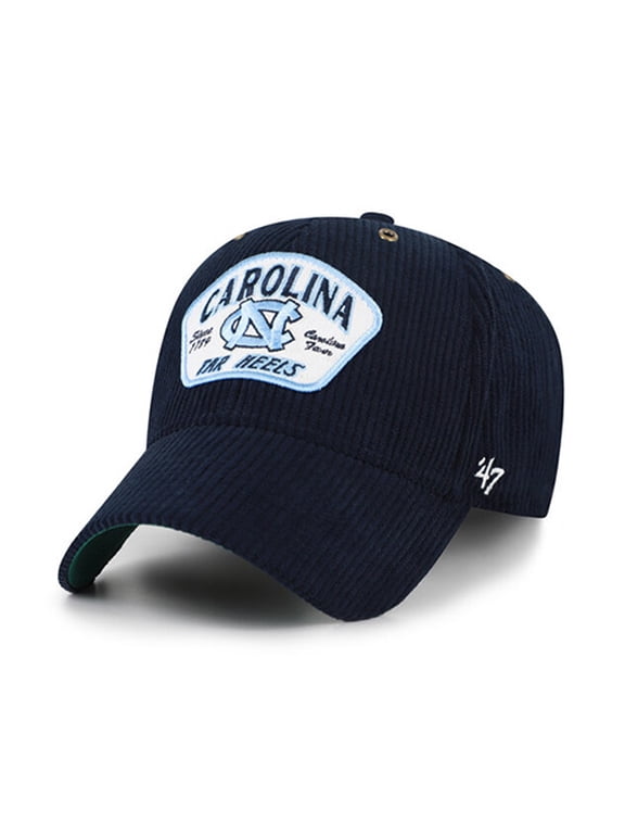 Unisex '47 Navy North Carolina Tar Heels Accordia Corduroy MVP Adjustable Hat
