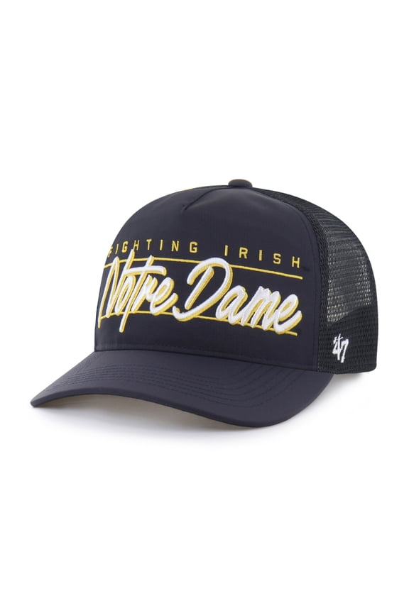 Unisex '47 Navy Notre Dame Fighting Irish brrr- Condor Mesh Hitch Adjustable Hat