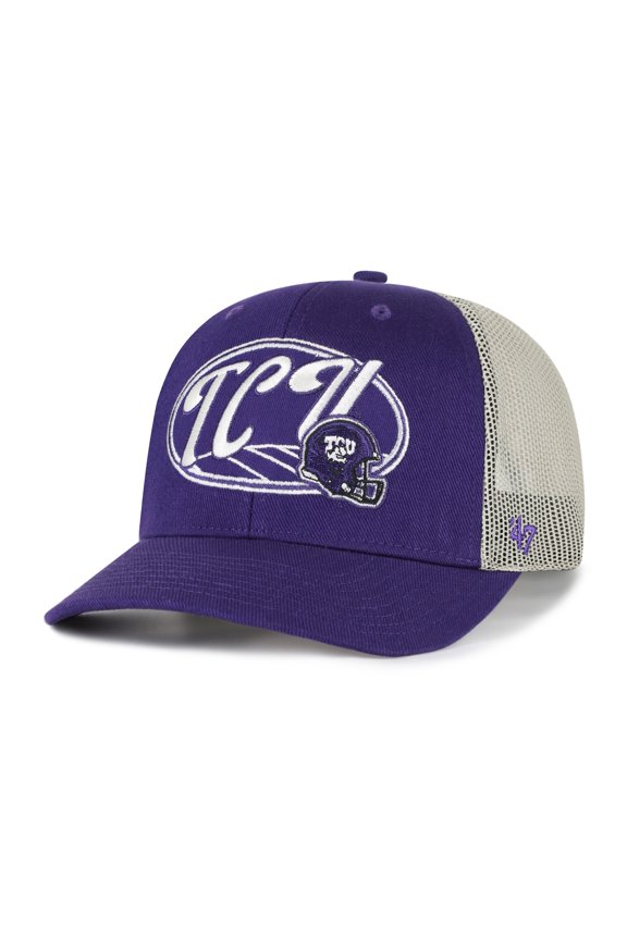 Unisex '47 Purple TCU Horned Frogs Enfield Adjustable Trucker Hat