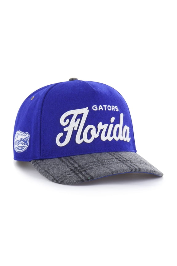 Unisex '47 Royal Florida Gators Windowpane Plaid Collection Hitch Adjustable Hat