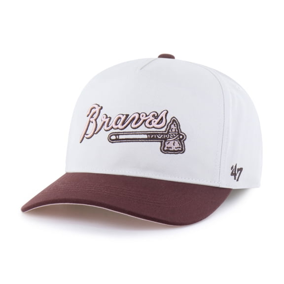 Unisex '47 Stone/Burgundy Atlanta Braves Love Letter Adjustable Hitch Hat