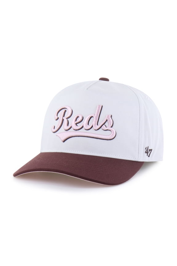Unisex '47 Stone/Burgundy Cincinnati Reds Love Letter Adjustable Hitch Hat