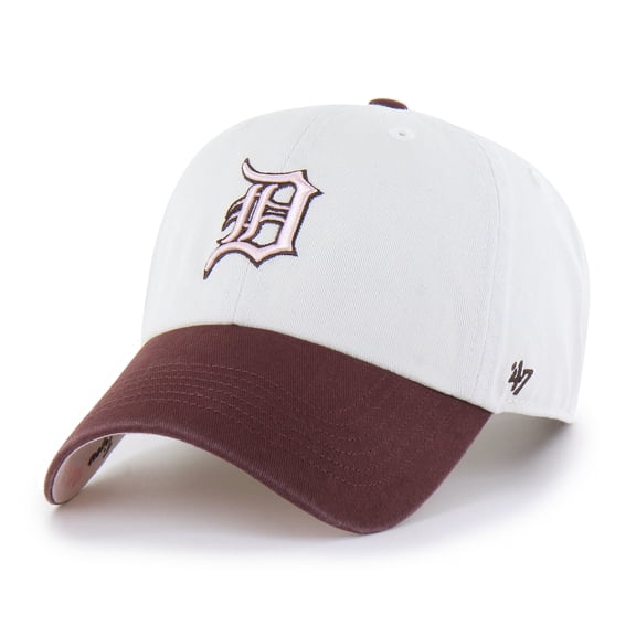 Unisex '47 Stone/Burgundy Detroit Tigers Love Letter Clean Up Adjustable Hat